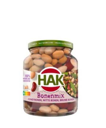 Hak Bonenmix 370 g verhuur verbruiksartikel kopen in Oldambt Groningen Nederland bij DEK Blauwestad