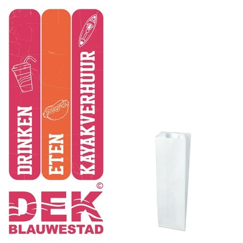 Snackzak wit nr 11 frikandel snack zak snackszak online kopen bij DEK Blauwestad Oldambt Groningen Nederland